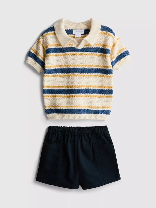 0–12 Monate | Strick-Set mit Shorts 0–12 Monate | Strick-Set mit Shorts