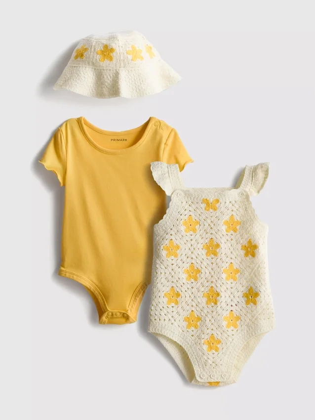 0–18 Monate | 2er-Pack Bodys und Sonnenhut – Set für Neugeborene 0–18 Monate | 2er-Pack Bodys und Sonnenhut – Set für Neugeborene