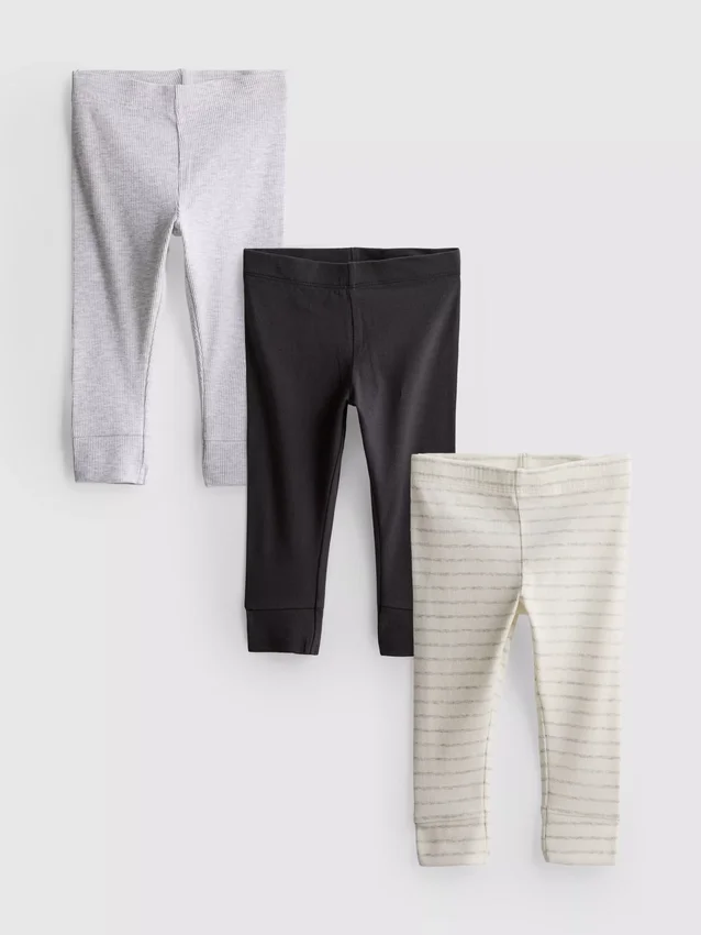 0–18 Monate | 3er-Pack Leggings für Neugeborene 0–18 Monate | 3er-Pack Leggings für Neugeborene