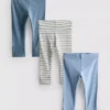 0–18 Monate | 3er-Pack Leggings für Neugeborene 0–18 Monate | 3er-Pack Leggings für Neugeborene