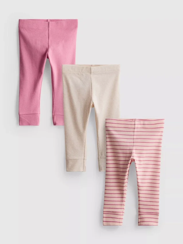 0–18 Monate | 3er-Pack Leggings für Neugeborene 0–18 Monate | 3er-Pack Leggings für Neugeborene