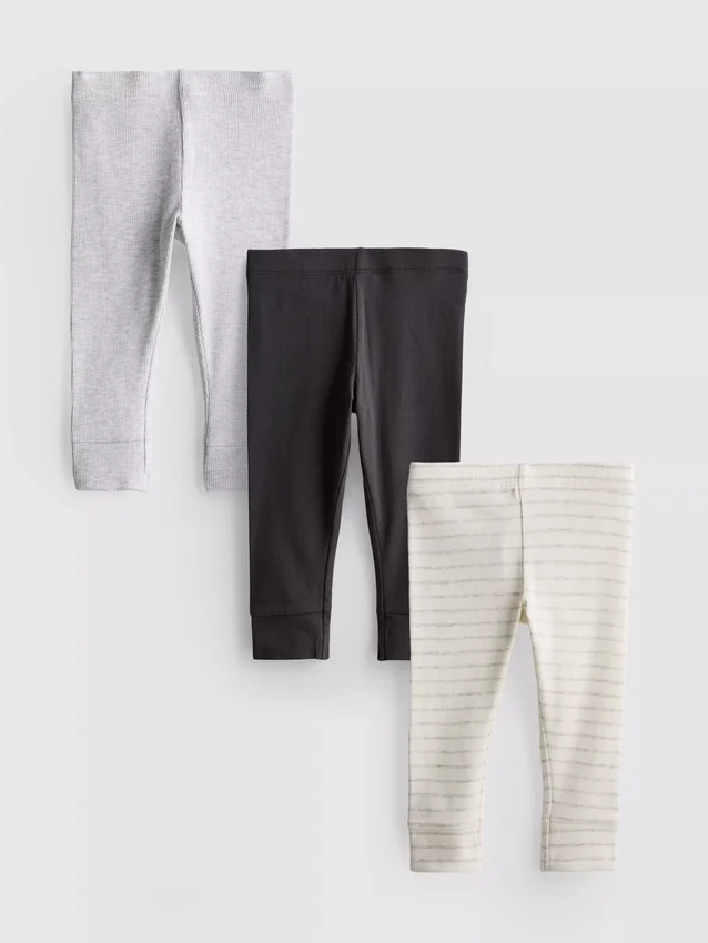 0–18 Monate | 3er-Pack Leggings für Neugeborene 0–18 Monate | 3er-Pack Leggings für Neugeborene
