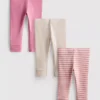 0–18 Monate | 3er-Pack Leggings für Neugeborene 0–18 Monate | 3er-Pack Leggings für Neugeborene