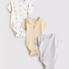 0–18 Monate | 3er-Pack „Room to Grow“-Kurzarm-Shorts für Neugeborene 0–18 Monate | 3er-Pack „Room to Grow“-Kurzarm-Shorts für Neugeborene