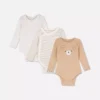 0–18 Monate | 3er-Pack „Room to Grow“ Langarm-Bodys für Neugeborene 0–18 Monate | 3er-Pack „Room to Grow“ Langarm-Bodys für Neugeborene