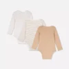 0–18 Monate | 3er-Pack „Room to Grow“ Langarm-Bodys für Neugeborene 0–18 Monate | 3er-Pack „Room to Grow“ Langarm-Bodys für Neugeborene
