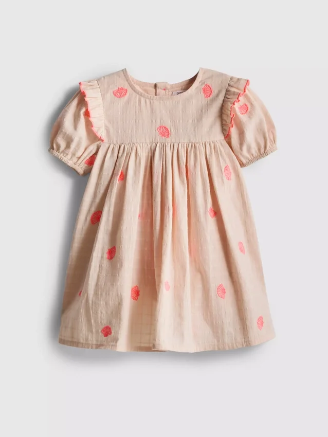 0–18 Monate | Besticktes Smock-Kleid für Neugeborene 0–18 Monate | Besticktes Smock-Kleid für Neugeborene
