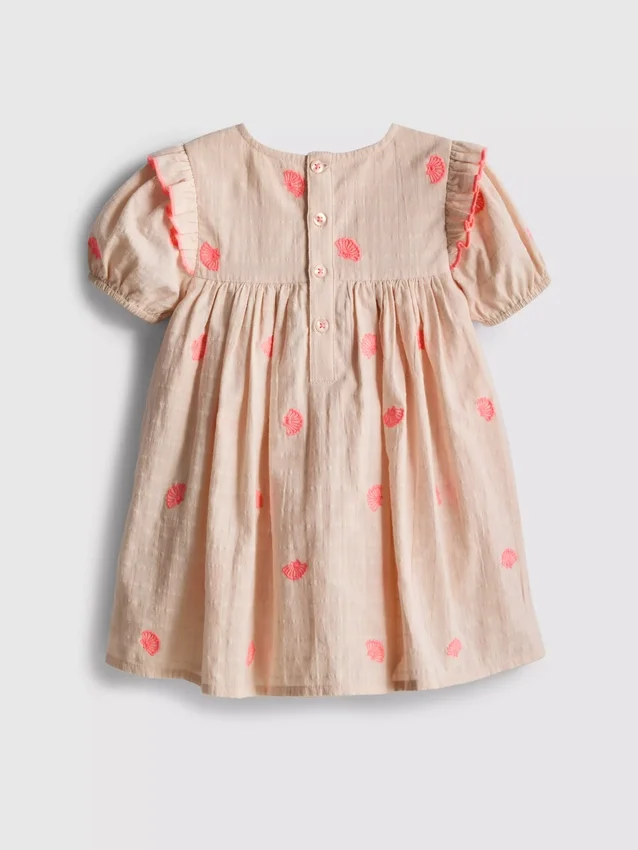 0–18 Monate | Besticktes Smock-Kleid für Neugeborene 0–18 Monate | Besticktes Smock-Kleid für Neugeborene