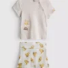 0–18 Monate | Disney-Winnie-Puuh-Set aus Wickeloberteil und Shorts für Neugeborene 0–18 Monate | Disney-Winnie-Puuh-Set aus Wickeloberteil und Shorts für Neugeborene