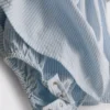 0–18 Monate | Gestreiftes Seersucker-Kleid für Neugeborene 0–18 Monate | Gestreiftes Seersucker-Kleid für Neugeborene