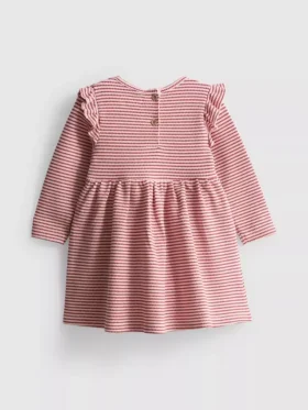 0–18 Monate | Rüschen-Smock-Kleid für Neugeborene