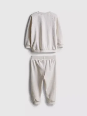 0–18 Monate | Set aus Sweatshirt und Jogginghose mit Bündchen für Neugeborene