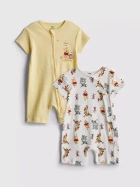 0–24 Monate | 2er-Pack Disney-Strampler mit Winnie-Puuh-Motiven