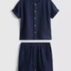 0–24 Monate | Set aus Hemd und Shorts aus Mull 0–24 Monate | Set aus Hemd und Shorts aus Mull
