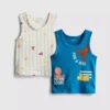 0–36 Monate | 2er-Pack Tank-Tops mit Meeresmotiven