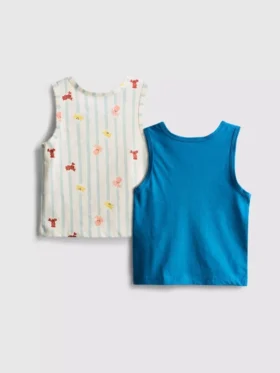 0–36 Monate | 2er-Pack Tank-Tops mit Meeresmotiven