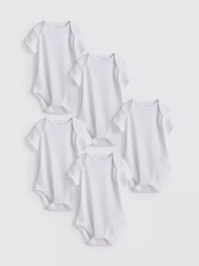 0–36 Monate | 5er-Pack kurzärmelige Bodys