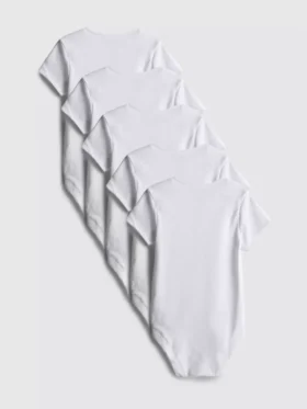 0–36 Monate | 5er-Pack kurzärmelige Bodys