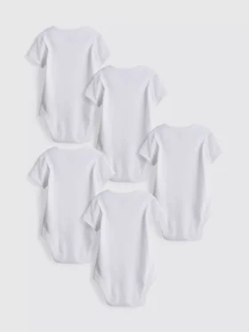 0–36 Monate | 5er-Pack kurzärmelige Bodys