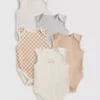 0–36 Monate | 5er-Pack ärmellose Bodys 0–36 Monate | 5er-Pack ärmellose Bodys