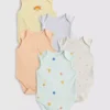 0–36 Monate | 5er-Pack ärmellose Bodys 0–36 Monate | 5er-Pack ärmellose Bodys