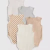 0–36 Monate | 5er-Pack ärmellose Bodys 0–36 Monate | 5er-Pack ärmellose Bodys