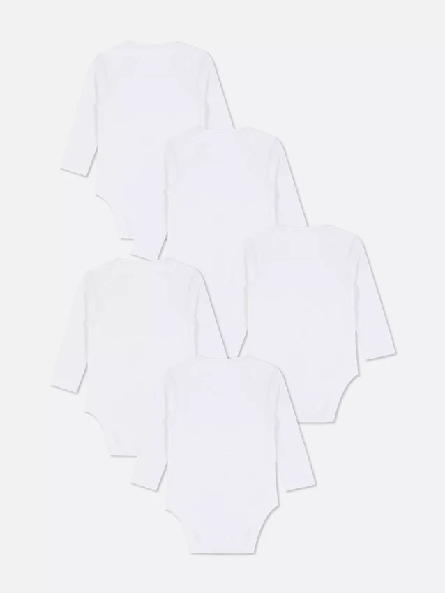0–36 Monate | 5er-Pack unverzichtbare Langarm-Bodys 0–36 Monate | 5er-Pack unverzichtbare Langarm-Bodys