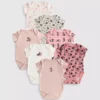 0–36 Monate | 7er-Pack Disney-Minnie-Mouse-Shorts mit kurzen Ärmeln 0–36 Monate | 7er-Pack Disney-Minnie-Mouse-Shorts mit kurzen Ärmeln