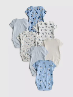 0–36 Monate | 7er-Pack kurzärmelige Bodys mit Mickey Mouse von Disney