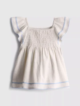 0–36 Monate | Bluse mit Zackenlitze