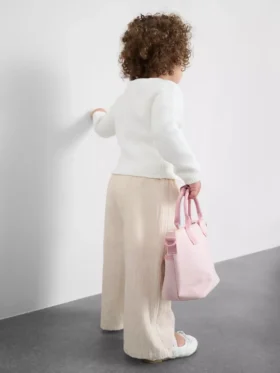 0–36 Monate | Gerade geschnittene Hose mit Blumenapplikation