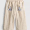 0–36 Monate | Gerade geschnittene Hose mit Blumenapplikation 0–36 Monate | Gerade geschnittene Hose mit Blumenapplikation