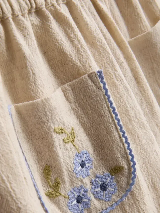 0–36 Monate | Gerade geschnittene Hose mit Blumenapplikation 0–36 Monate | Gerade geschnittene Hose mit Blumenapplikation