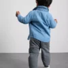 0–36 Monate | Set aus Langarm-T-Shirt, Hose und Jeanshemd 0–36 Monate | Set aus Langarm-T-Shirt, Hose und Jeanshemd