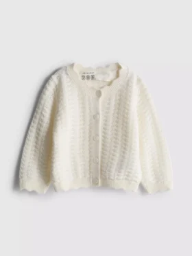 0–36 Monate | Strickjacke mit Wellenkante
