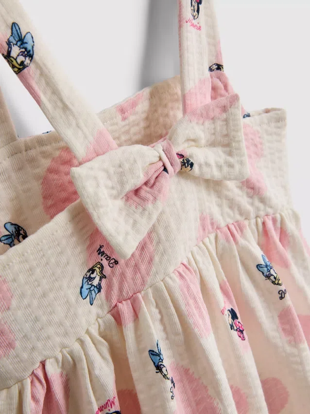 0–36 Monate | Strukturiertes Smock-Kleid mit Minnie Mouse und Daisy Duck von Disney 0–36 Monate | Strukturiertes Smock-Kleid mit Minnie Mouse und Daisy Duck von Disney