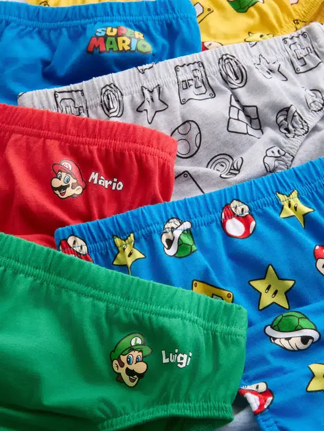 1,5–10 Jahre | 6er-Pack „Super Mario“-Slips 1,5–10 Jahre | 6er-Pack „Super Mario“-Slips