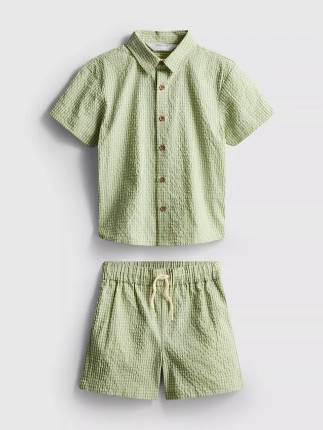 1,5–12 Jahre | Stacey-Solomon-Set aus kariertem Hemd und Shorts 1,5–12 Jahre | Stacey-Solomon-Set aus kariertem Hemd und Shorts