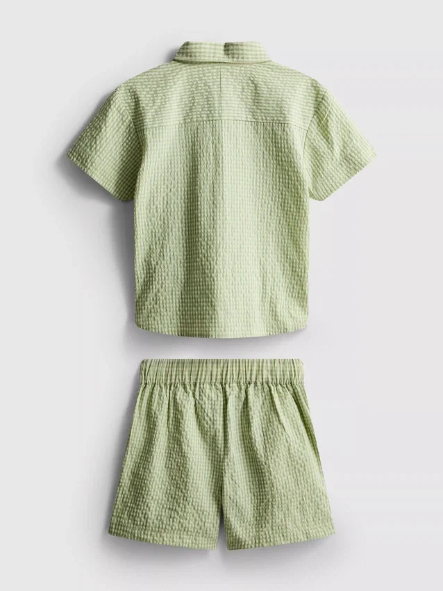 1,5–12 Jahre | Stacey-Solomon-Set aus kariertem Hemd und Shorts 1,5–12 Jahre | Stacey-Solomon-Set aus kariertem Hemd und Shorts