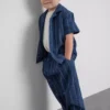 1,5–12 Jahre | „The Edit“ Set aus gestreiftem Baumwoll-Hemd und Hose 1,5–12 Jahre | „The Edit“ Set aus gestreiftem Baumwoll-Hemd und Hose