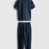1,5–12 Jahre | „The Edit“ Set aus gestreiftem Baumwoll-Hemd und Hose 1,5–12 Jahre | „The Edit“ Set aus gestreiftem Baumwoll-Hemd und Hose