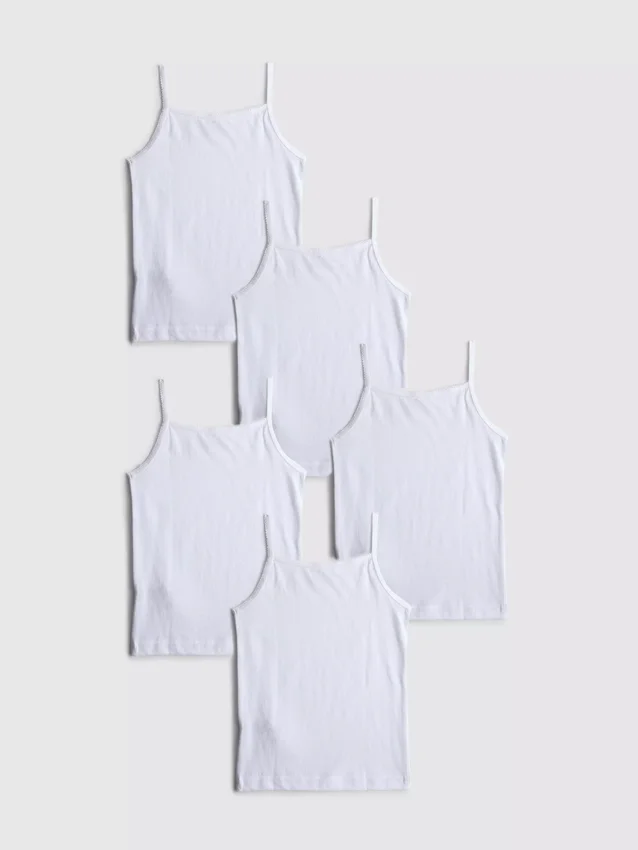 1,5–15 Jahre | 5er-Pack Cami-Tops 1,5–15 Jahre | 5er-Pack Cami-Tops