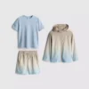 1,5–7 Jahre | 3-teiliges Sport-Set aus T-Shirt, Shorts und Kapuzenpullover 1,5–7 Jahre | 3-teiliges Sport-Set aus T-Shirt, Shorts und Kapuzenpullover