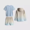 1,5–7 Jahre | 3-teiliges Sport-Set aus T-Shirt, Shorts und Kapuzenpullover 1,5–7 Jahre | 3-teiliges Sport-Set aus T-Shirt, Shorts und Kapuzenpullover