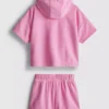 1,5–7 Jahre | Set aus Frottee-Kapuzenpullover und Shorts 1,5–7 Jahre | Set aus Frottee-Kapuzenpullover und Shorts