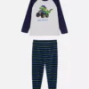 1,5–8 Jahre | Fleece-Schlafanzug mit Dinosaurier-Motiv 1,5–8 Jahre | Fleece-Schlafanzug mit Dinosaurier-Motiv