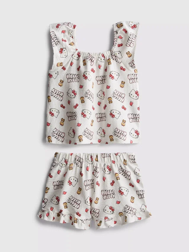 1,5–8 Jahre | Hello Kitty-Set aus Bluse und Shorts 1,5–8 Jahre | Hello Kitty-Set aus Bluse und Shorts