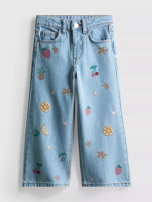 1,5–8 Jahre | Jeans mit Obststickerei 1,5–8 Jahre | Jeans mit Obststickerei
