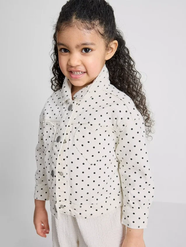 1,5–8 Jahre | Jeansjacke mit Polka-Dots 1,5–8 Jahre | Jeansjacke mit Polka-Dots