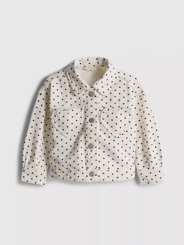 1,5–8 Jahre | Jeansjacke mit Polka-Dots 1,5–8 Jahre | Jeansjacke mit Polka-Dots